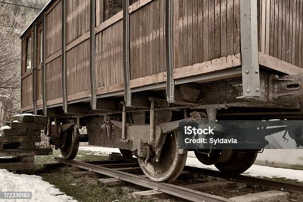 Old Wooden Railway Wagon Stock Photo - Download Image Now - Freight Train, Old, Wood - Material