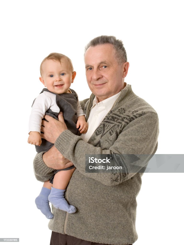 Abuelo y a su nieto - Foto de stock de Abuelo libre de derechos