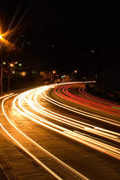Luzes de estrada - fotografia de stock