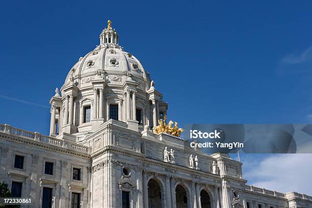 Minnesota State Capitol Dome Governo Architettura St Paul - Fotografie stock e altre immagini di Minnesota