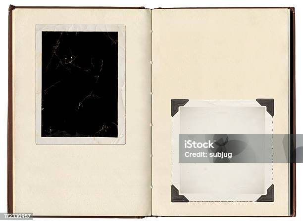 A Vintage Photo Album With Photo Corners Holding Photos Stock Photo -  Download Image Now - iStock