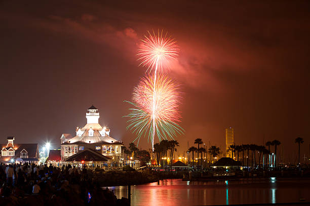 4th of July Fireworks in Long Beach