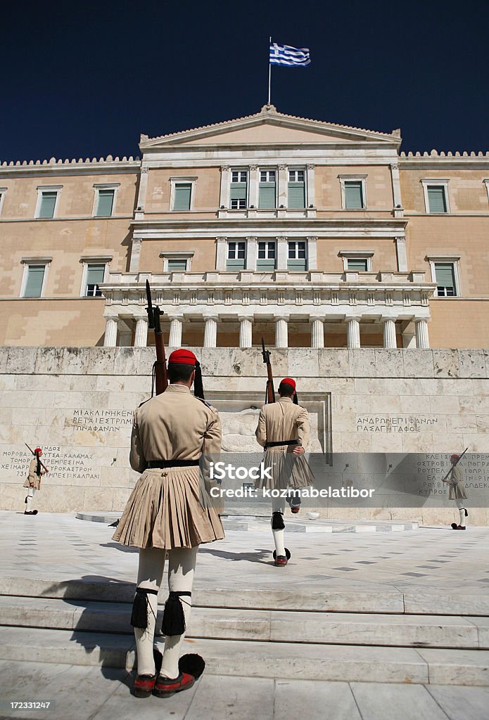 Soldats en Grèce - Photo de Culture grecque libre de droits