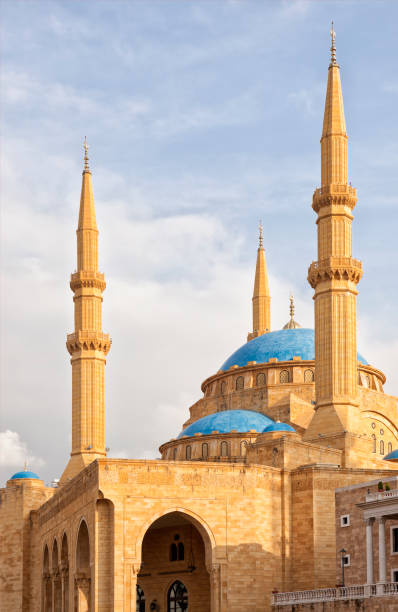 Mohammad Al-Amin Mosque, Beirut, Lebanon "Beirut, Lebanon" lebanon beirut stock pictures, royalty-free photos & images