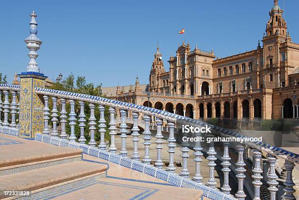 Cerámico Pasos Naranjas Foto de stock y más banco de imágenes de Plaza de España - Sevilla - Plaza de España - Sevilla, Arquitectura, Arte