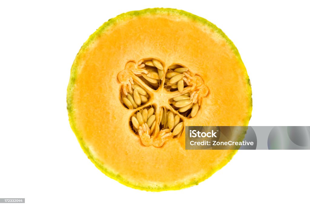 tasty ripe orange isolated melon  Beauty Stock Photo