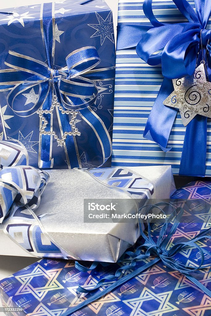 Grupo de presentes de Natal - Royalty-free Hanukkah Foto de stock