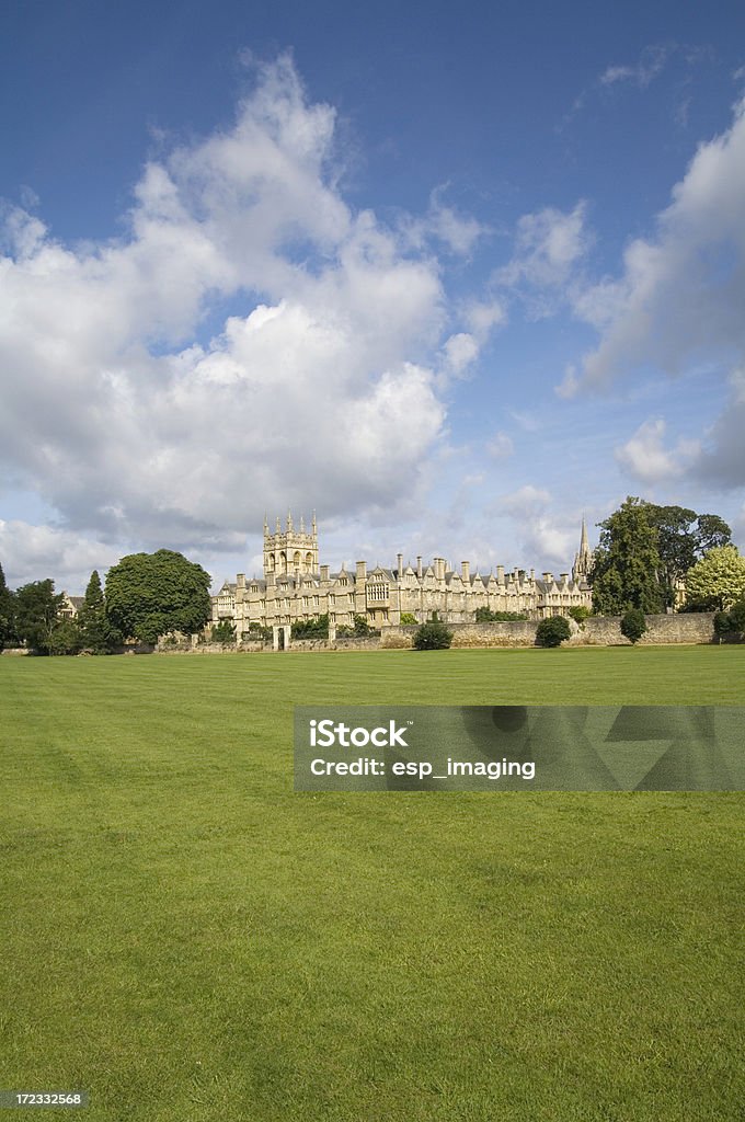 Sommer Szene Merton College-Oxford - Lizenzfrei Lincoln - England Stock-Foto