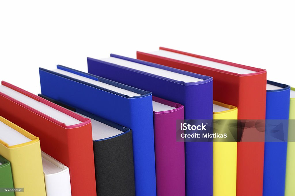 Livros coloridos - Foto de stock de Arte, Cultura e Espetáculo royalty-free