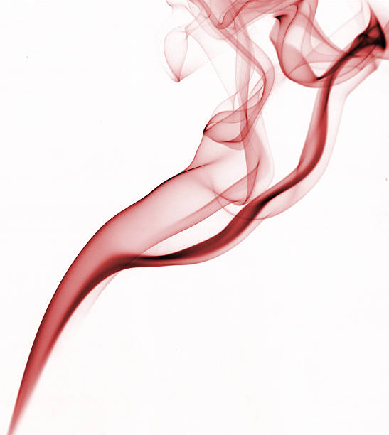 fumo - veil silk smoke red imagens e fotografias de stock