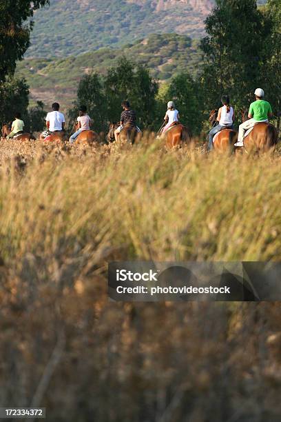 Out For A Horse Ride In The Mediterranean Vegetation Stock Photo - Download Image Now