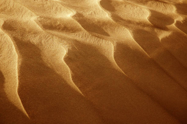 Sabbia del deserto natura astratta - foto stock