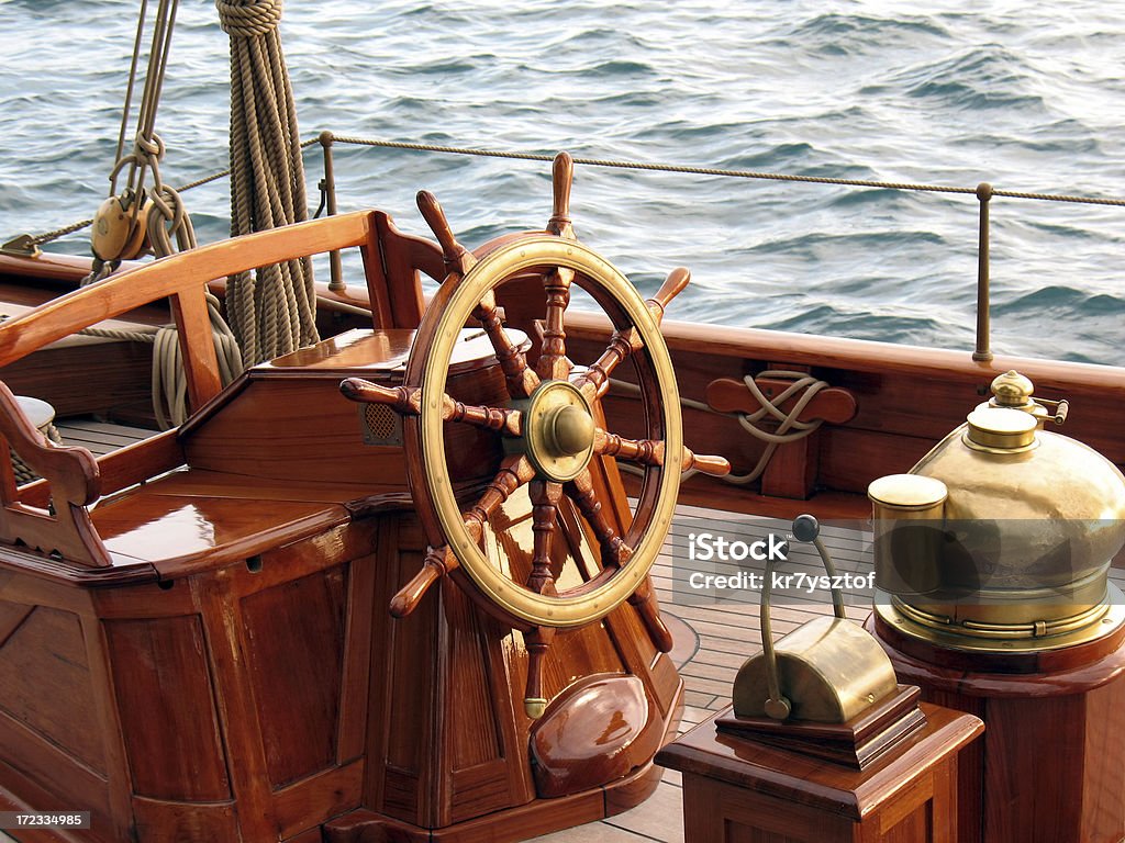 steering wheel Rudder Steering Wheel Stock Photo