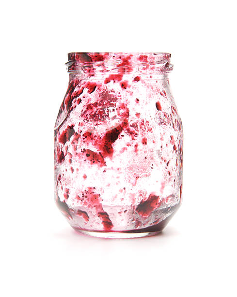 istock Empty jar of Blueberry jelly 172335168