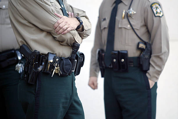 agentes de policías - sheriff fotografías e imágenes de stock