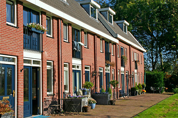 "Row suburban houses, please see also my other images of houses and apartments in my lightbox:"