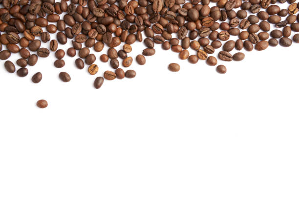 Coffee Beans Isolated On White Background Coffee Beans Isolated On White Background pomorie stock pictures, royalty-free photos & images