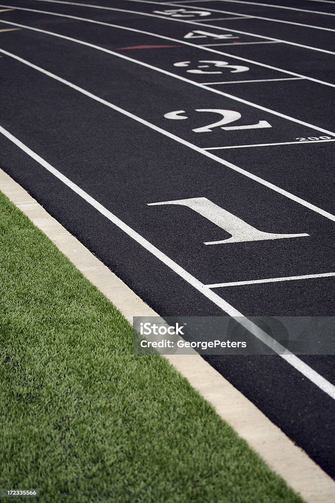 Pista de atletismo - Foto de stock de Aire libre libre de derechos