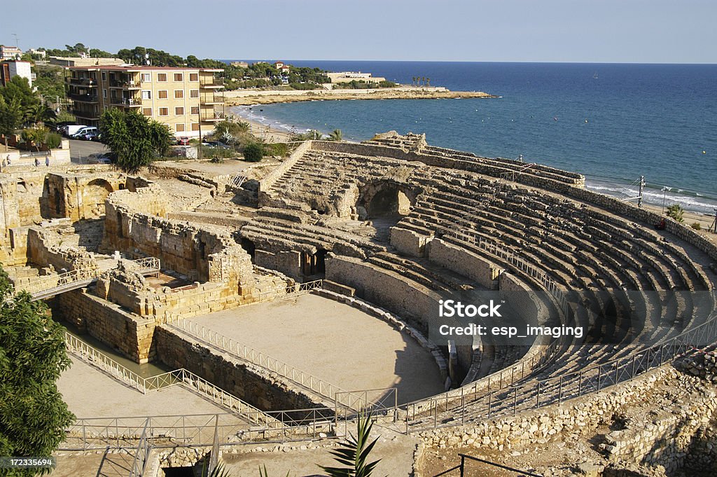 Римская Amphitheatre Таррагона - Стоковые фото Амфитеатр роялти-фри