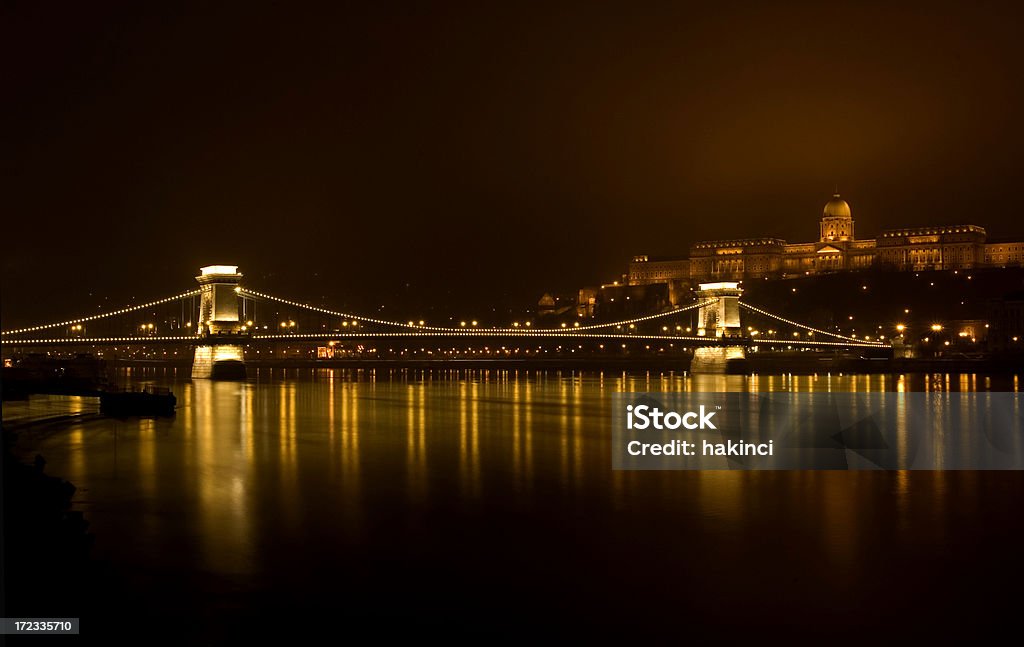 Ponte Chain - Foto de stock de Budapeste royalty-free