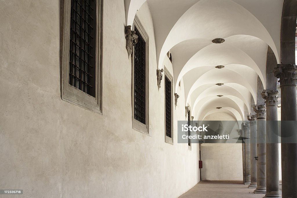 Archway Italian Renaissance corridorOTHER IMAGES FROM ITALY: Cloister Stock Photo