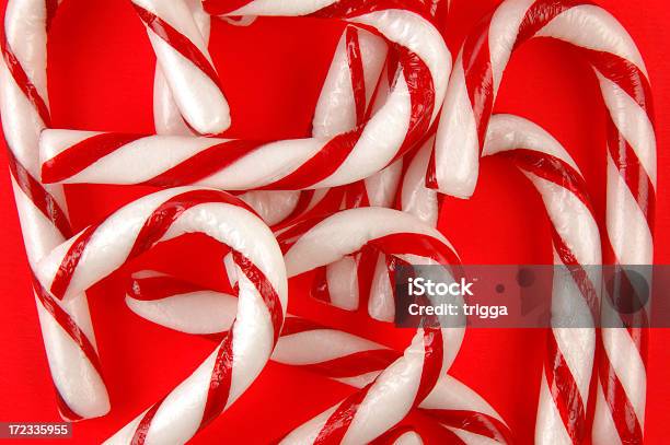 Candy Cane Background Stock Photo - Download Image Now - Candy, Candy Cane, Celebration