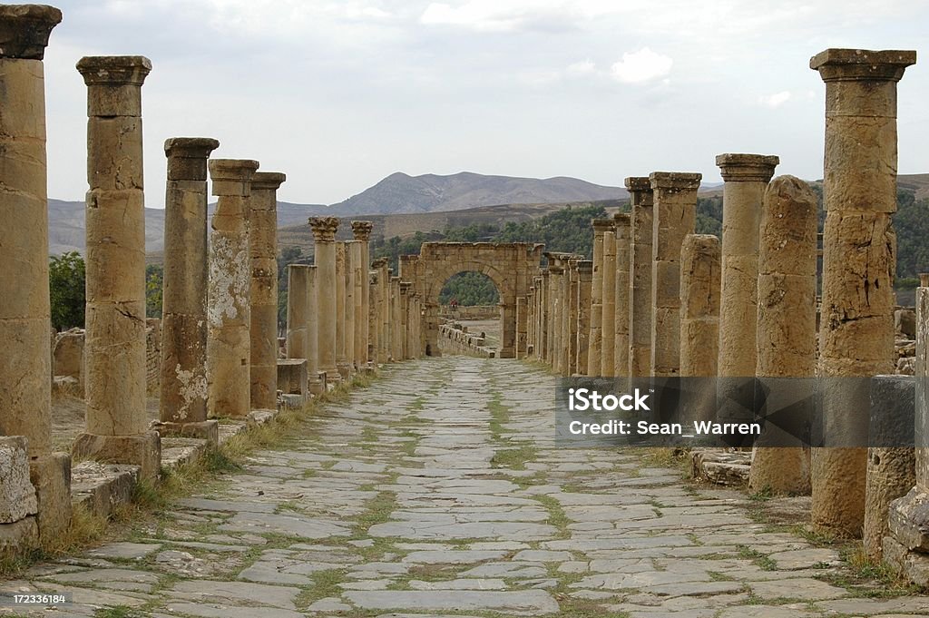 Римская дорога в Алжире - Стоковые фото Страна Алжир роялти-фри