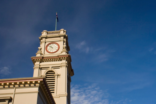 The goldfield town of Castlemaine features this stunning clock tower