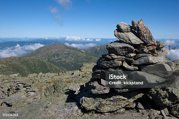 White Mountains National Forest Stock Photo - Download Image Now - Rock Cairn, New Hampshire, Footpath