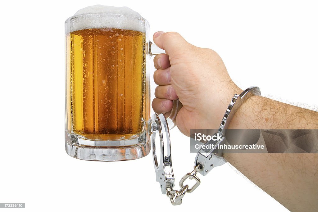 Conceito de alcoolismo - Royalty-free Abuso de Álcool Foto de stock
