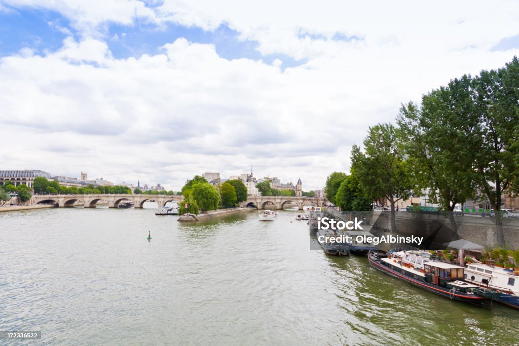 Parigi, fiume Senna. - Foto stock royalty-free di Acqua