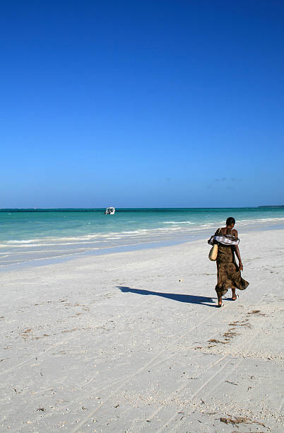 istock African Woman on the beach 172336551