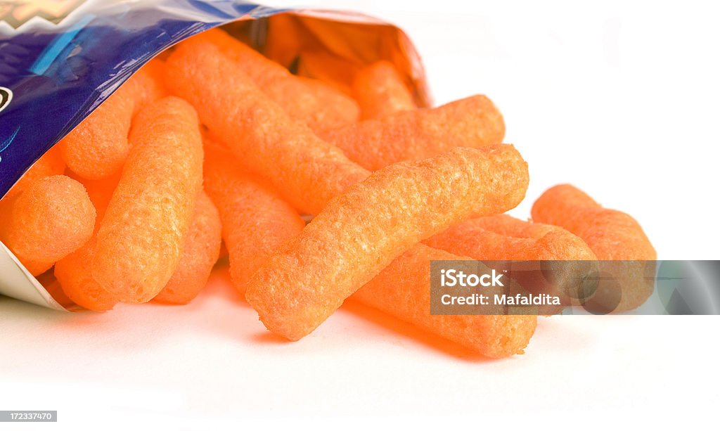 Queijo poffs - Foto de stock de Cheese Puff royalty-free