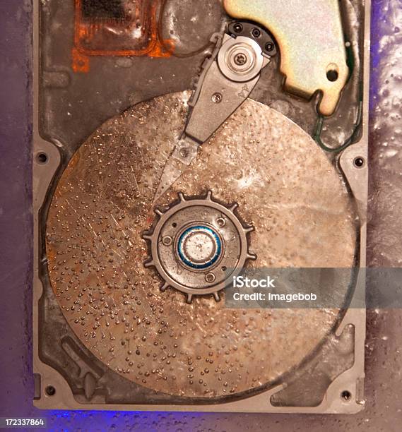 Dramatic Hard Drive Stock Photo - Download Image Now - Abstract, Close-up, Cold Temperature
