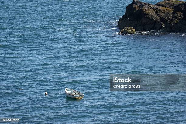 Barca Nella Laguna Blu - Fotografie stock e altre immagini di Acqua - Acqua, Andare in barca a vela, Barca a remi