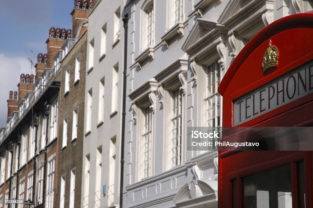 Telephone booth "Telephone booth on South Molton Street, London, England" Mayfair Stock Photo
