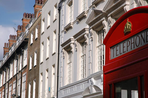 Telephone booth "Telephone booth on South Molton Street, London, England" Mayfair stock pictures, royalty-free photos & images