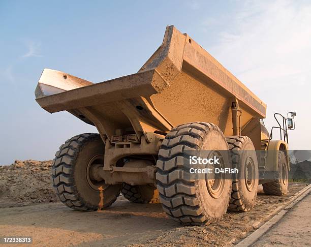 Dump Truck Stock Photo - Download Image Now - Backhoe, Commercial Land Vehicle, Construction Equipment