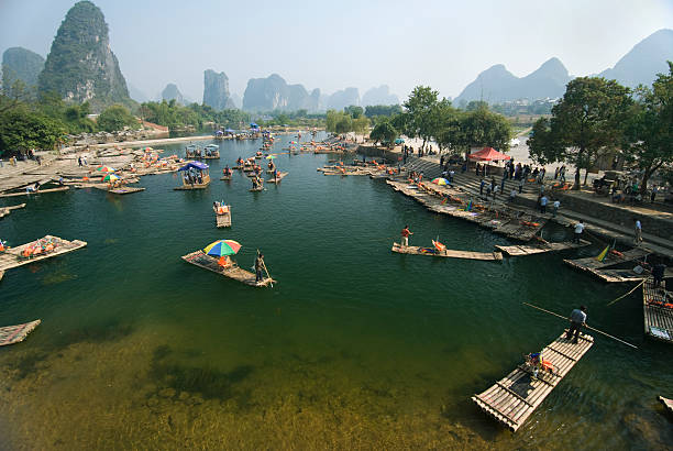istock Bamboo Boating near Guilin 172338596