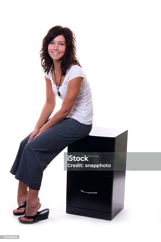 Sentado en una presentación - Foto de stock de Adulto libre de derechos