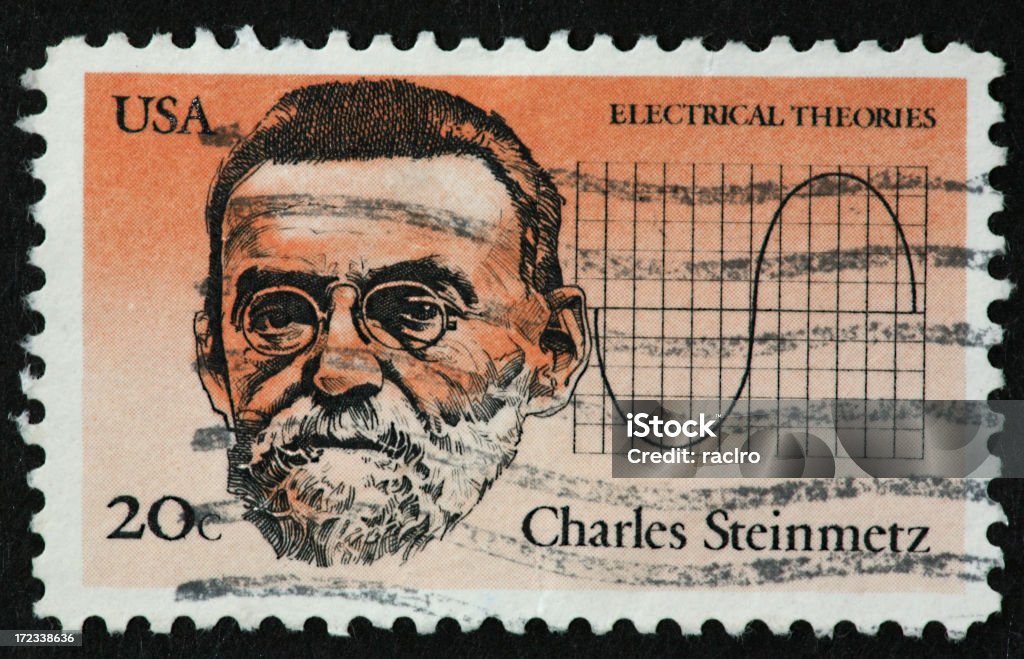 Charles Steinmetz de la firma - Foto de stock de Científico libre de derechos