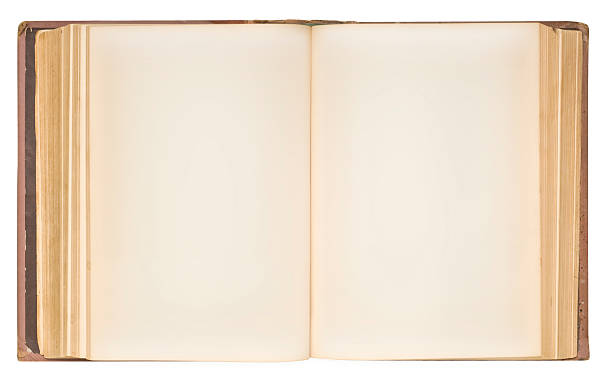 istock Old Book Showing Two Blank Pages Series 172338818