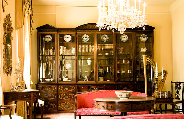 istock Interior parlor room of a victorian mansion. 172339081