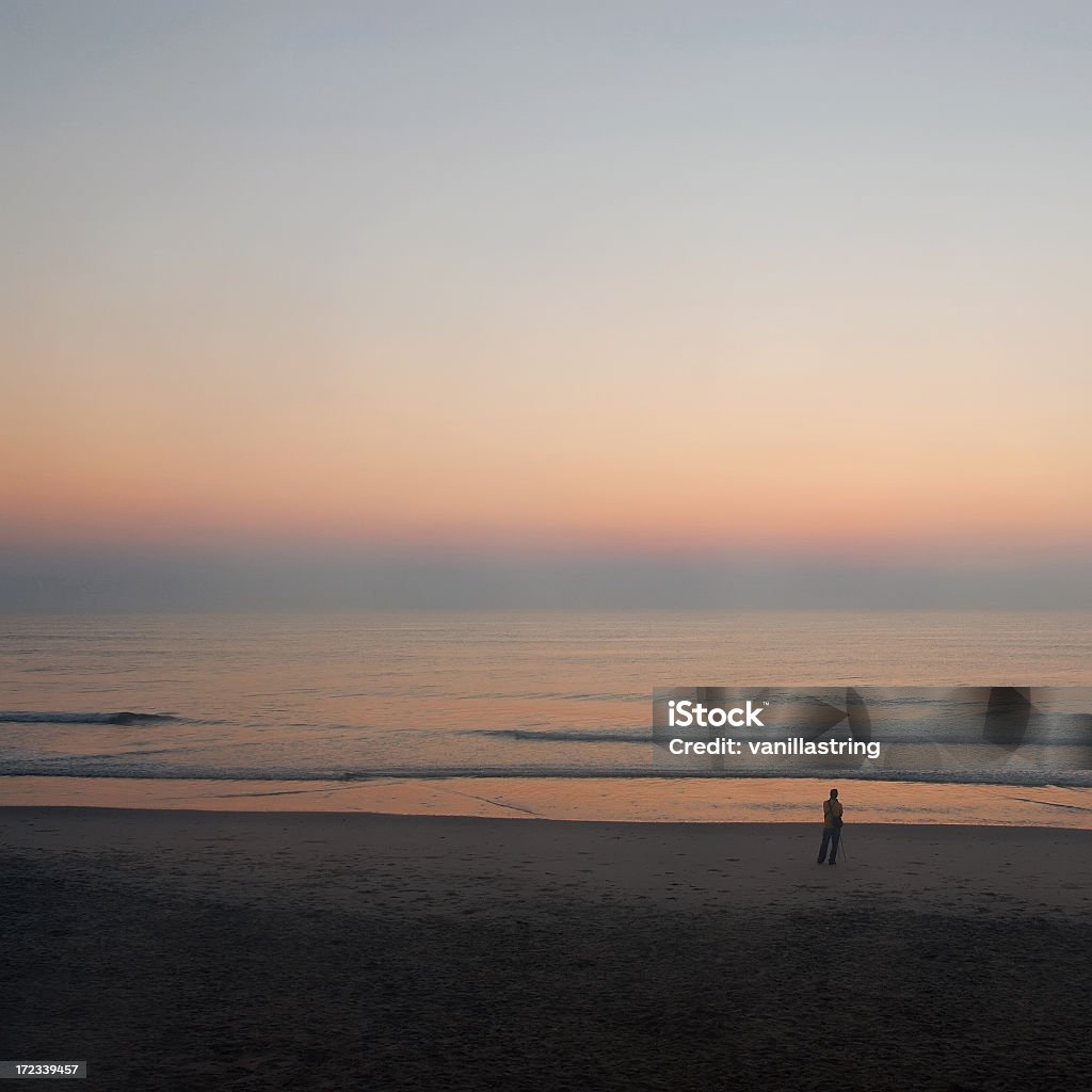 Warten auf den Sonnenaufgang - Lizenzfrei Ansicht aus erhöhter Perspektive Stock-Foto