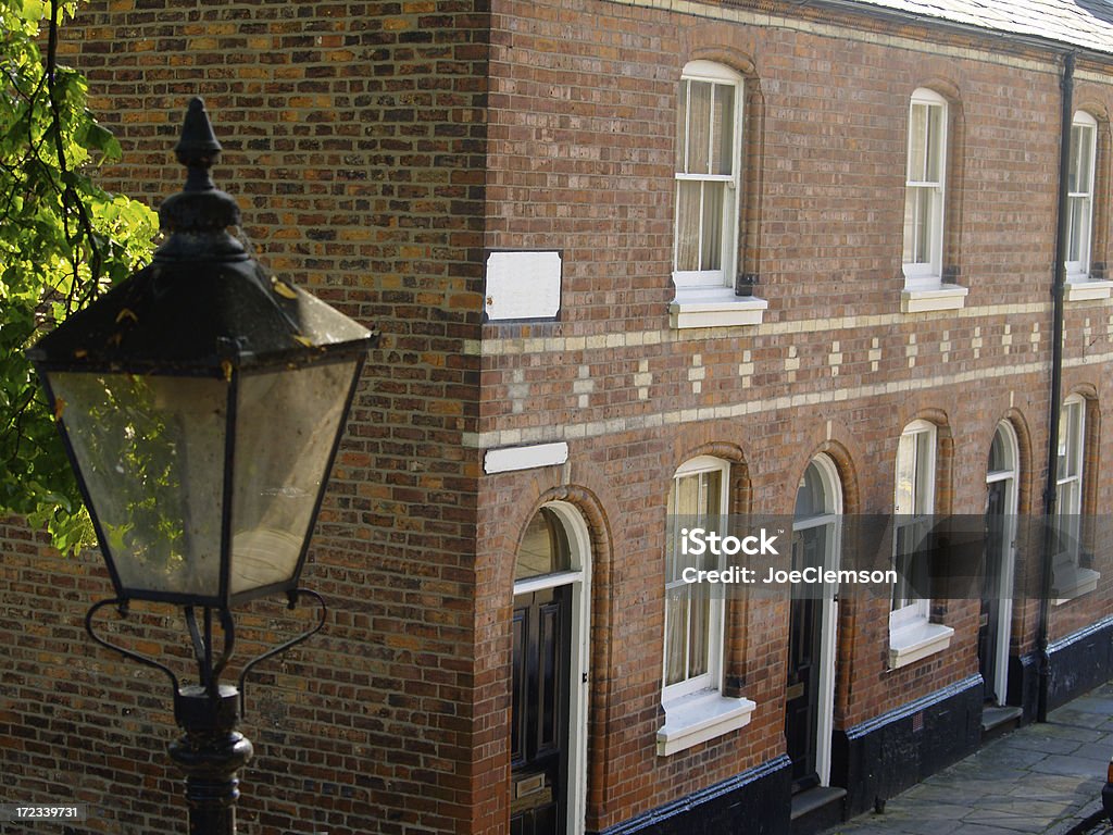 Século XIX Vitoriano casas com Terraço em Chester. - Royalty-free Casa Foto de stock