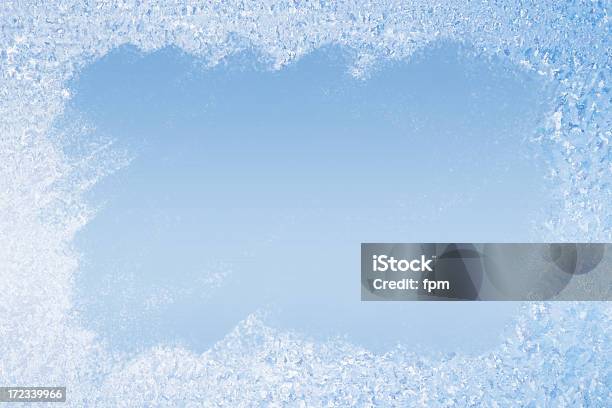 Frost Patrón De Fondo Foto de stock y más banco de imágenes de Hielo - Hielo, Escarcha, Ventana