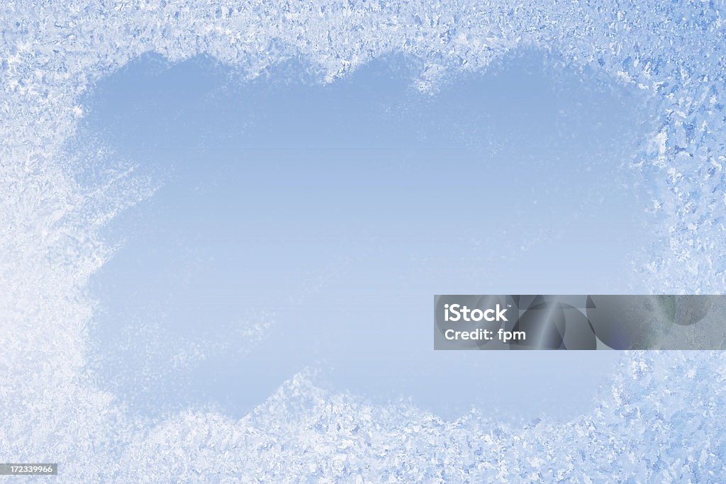 Frost Pattern Background With space for text. Useful as discreet background for winterly greeting cards. Ice Stock Photo