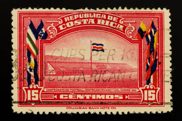 istock Old postage stamp from Costa Rica 172340062