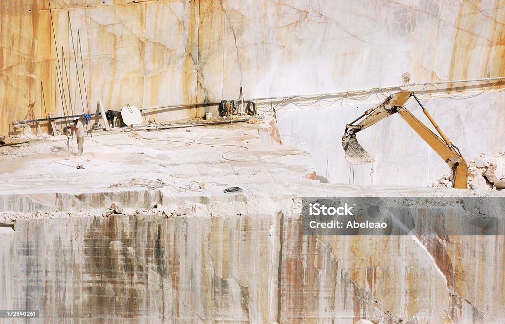 Marmor-quarry - Lizenzfrei Marmorgestein Stock-Foto