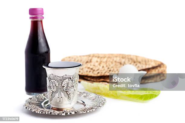Passover Seder Stock Photo - Download Image Now - Matzo, Wine, Color Image